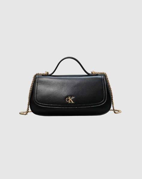CALVIN KLEIN TOP HANDLE WITH CHAIN BAG (Dimensiuni: 26 x 14 x 6cm.)