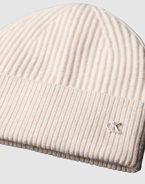 CALVIN KLEIN JEANS CK METAL WOOL BEANIE
