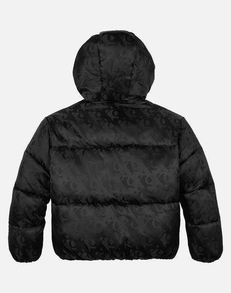 CALVIN KLEIN JEANS CK LOGO AOP PUFFER JACKET