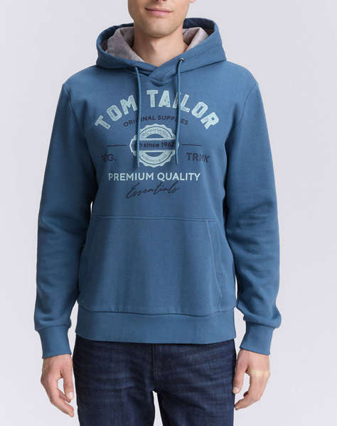 TOM TAILOR HOODIE WITH PRINT HANORAC DE BARBATI