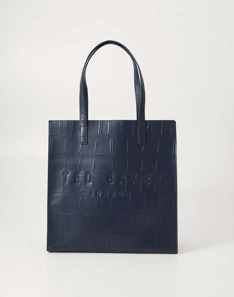 TED BAKER CROCCON Croc Effect Large Icon Bag (Dimensiuni: 34.5 x 34.5 x 11,5cm.)