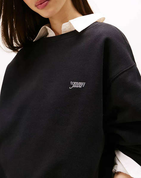 TOMMY JEANS TJW SILVER SCRIPT CREW