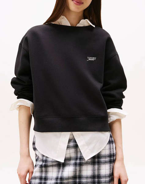 TOMMY JEANS TJW SILVER SCRIPT CREW