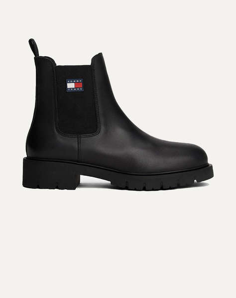 TOMMY JEANS TJW CHELSEA LEATHER BOOT