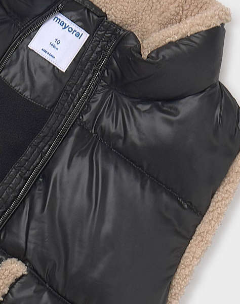 MAYORAL VESTA CONTRAST BLANITA DE MIEL