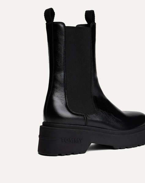 TOMMY JEANS TJW CHUNKY SHINY LEATHER CHELSEA
