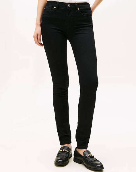 TOMMY HILFIGER DNM BLACK COMO SKINNY RW