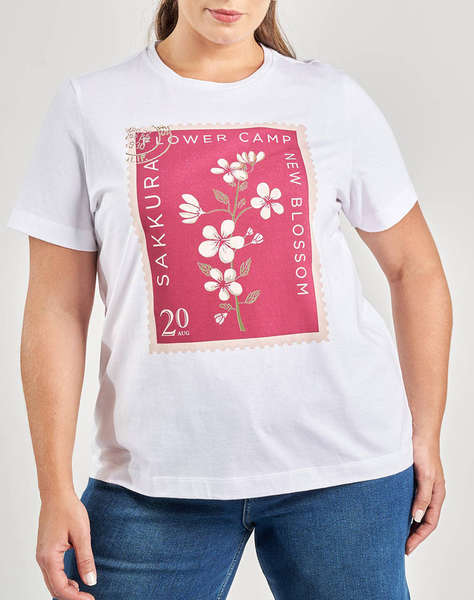 PARABITA T-shirt din bumbac cu imprimeu floral