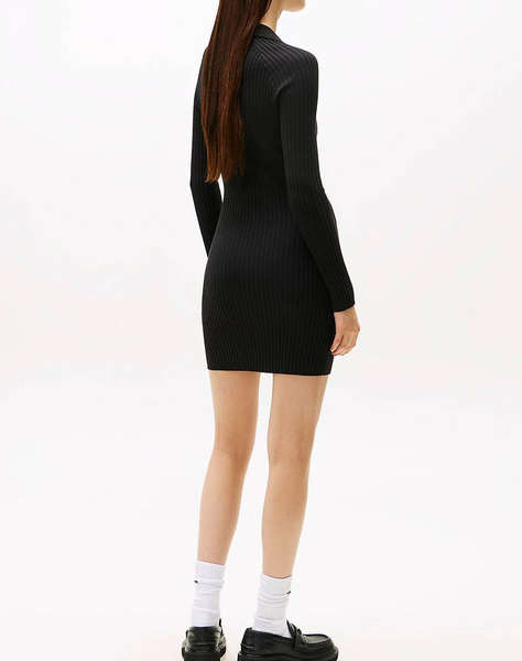 TOMMY JEANS TJW COLLAR BADGE SWEATER DRESS