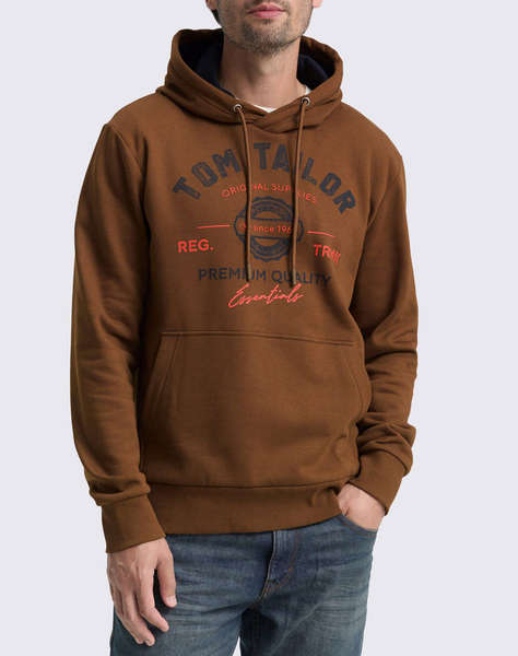 TOM TAILOR HOODIE WITH PRINT HANORAC DE BARBATI