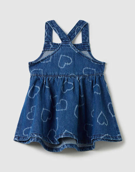 OVS SALOPETTE DENIM W/HEARTS