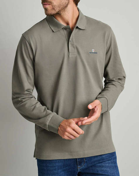 NAVY&GREEN POLO BLUZA