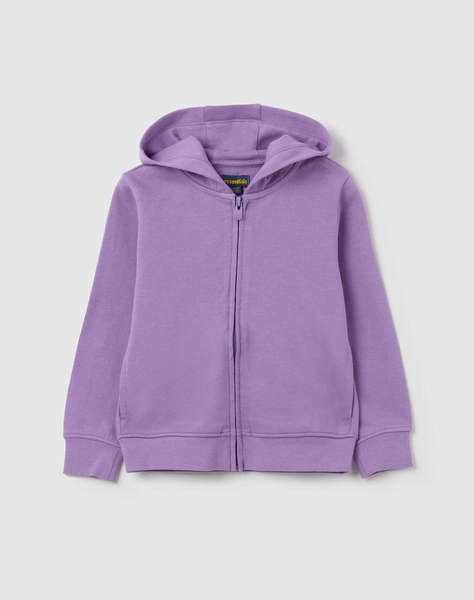 OVS FULL ZIP W/HOOD SOLID