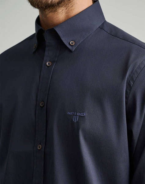 NAVY&GREEN CAMASA
