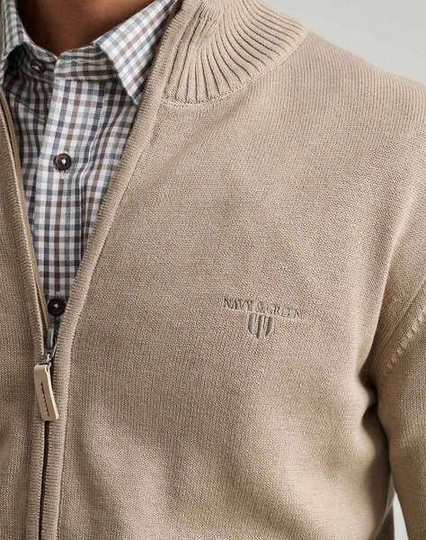 NAVY&GREEN JACHETA TRICOTATA