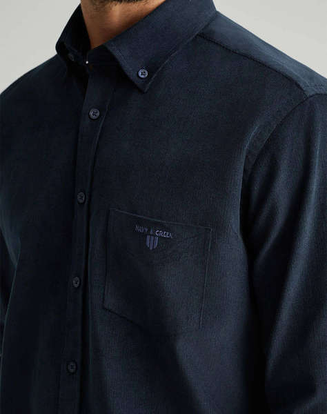 NAVY&GREEN CAMASA