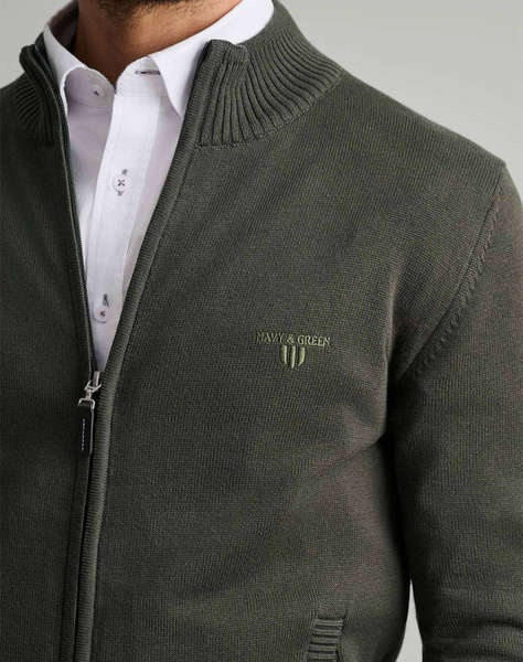 NAVY&GREEN JACHETA TRICOTATA