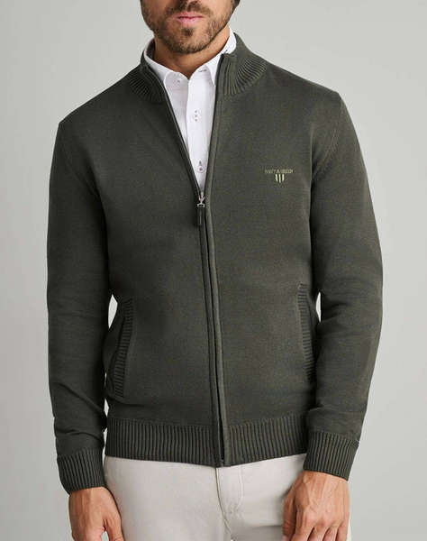 NAVY&GREEN JACHETA TRICOTATA