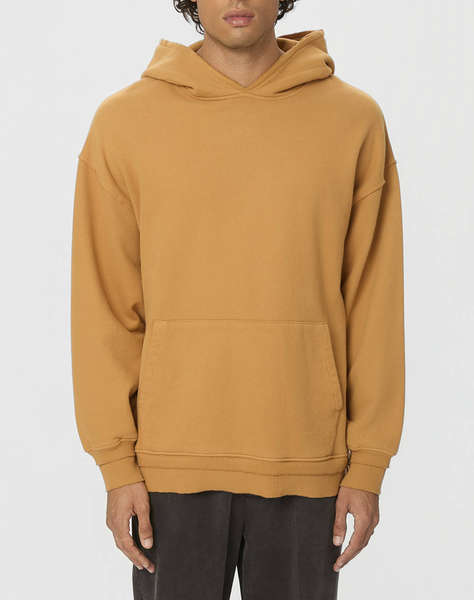 DIRTY LAUNDRY RELAXED HOODIE WITH RIB DETAILS