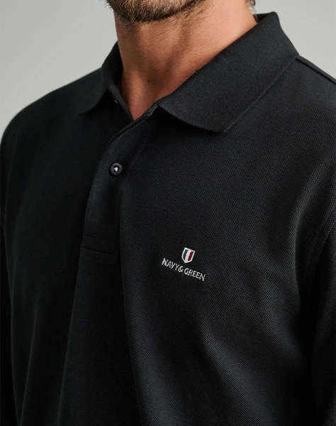NAVY&GREEN POLO BLUZA