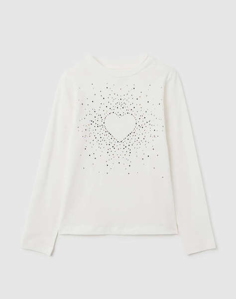 OVS T-SHIRT L/S W/STRASS