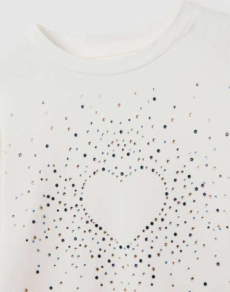 OVS T-SHIRT L/S W/STRASS