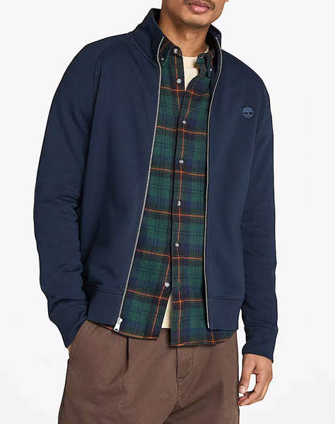 TIMBERLAND EXETER RIVER Brushed Back Full Zip Funnel neck