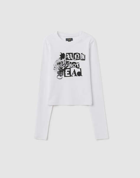 OVS T-SHIRT L/S PRINT 1 COL.