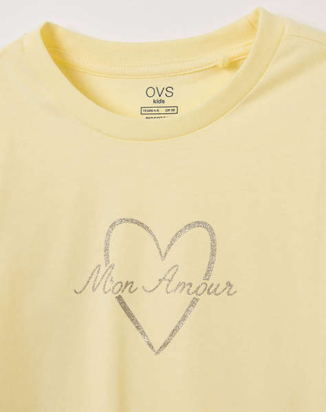 OVS TSH LS PR 1COL GLITTER