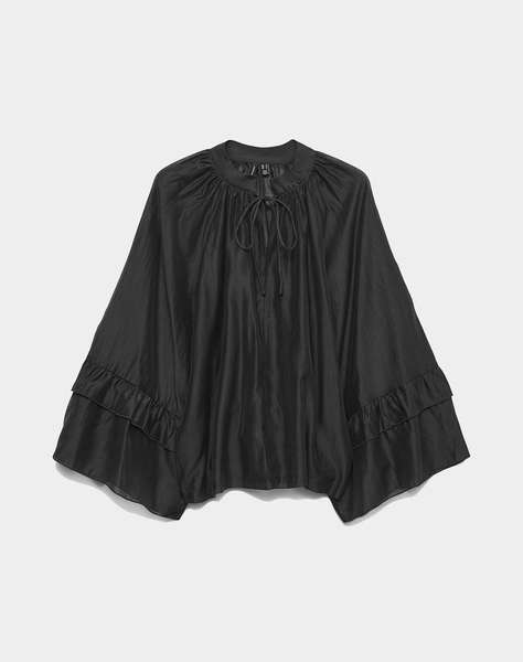 VERO MODA VMJENNA 7/8 FRILL TOP WVN GA