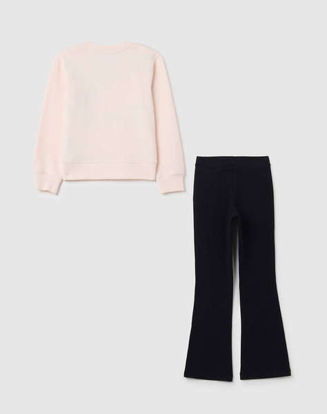 OVS SWT PR.4/5COL+LEGG FL TU