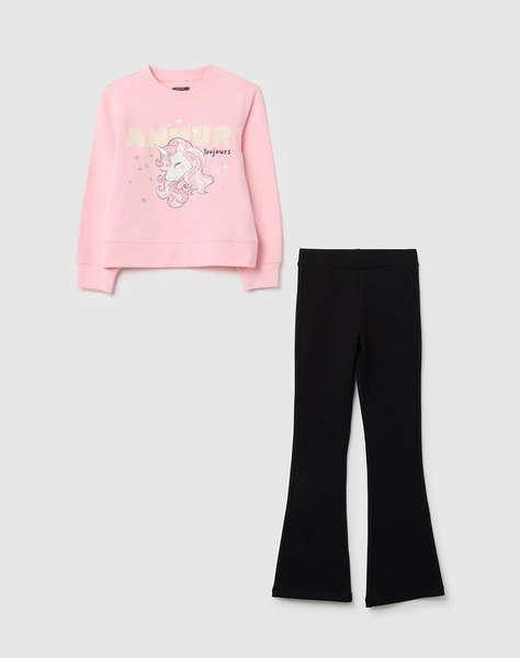 OVS SWT PR.4/5COL/GL+LEG FLAR