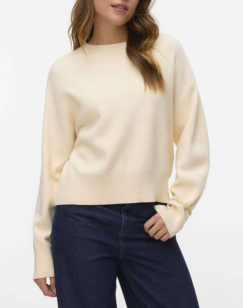 VERO MODA VMGOLD ART LS O-NECK PULLOVER