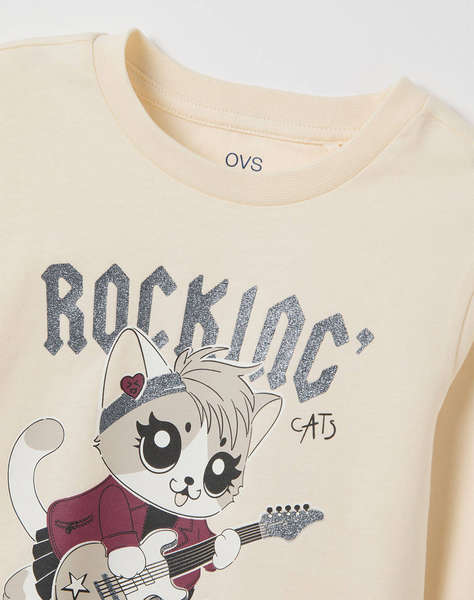 OVS TSH LS PRINT 4-5COLGLIT