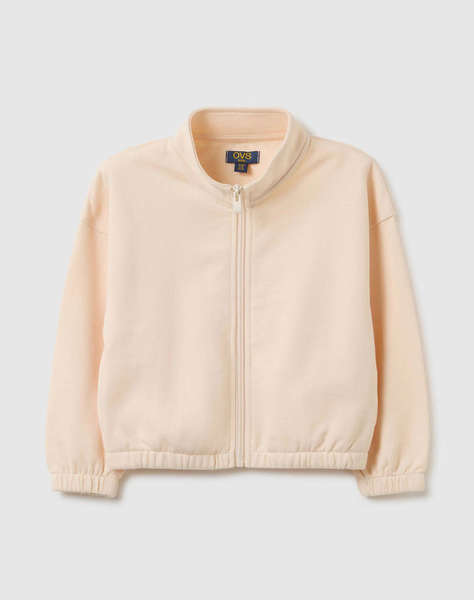 OVS SWT ZIP SOLID