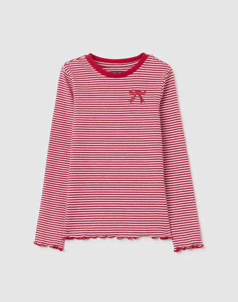 OVS TSH RIB STRIPED
