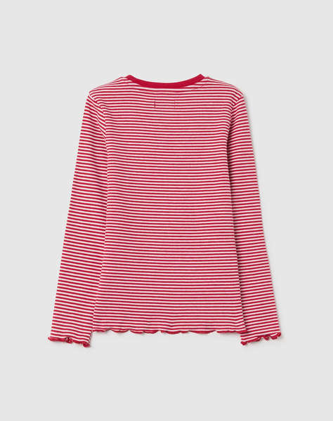 OVS TSH RIB STRIPED