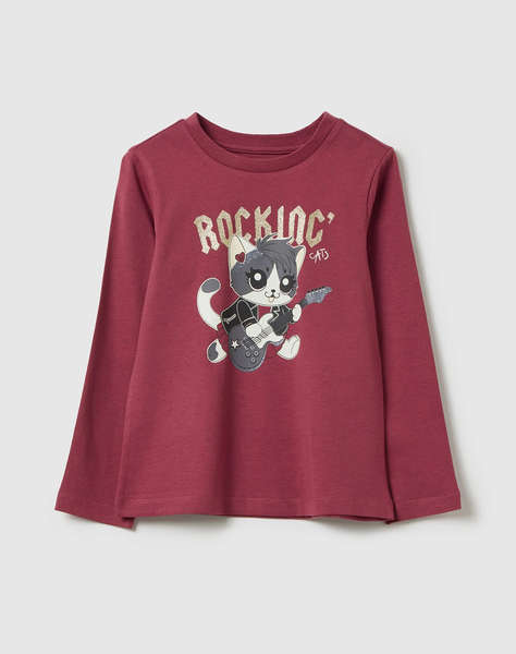 OVS TSH LS PRINT 4-5COLGLIT