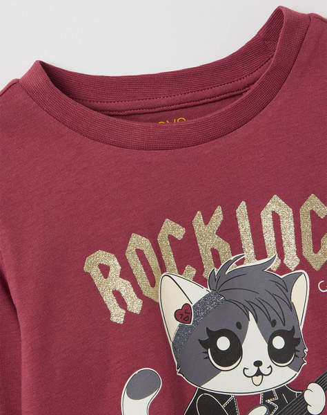 OVS TSH LS PRINT 4-5COLGLIT