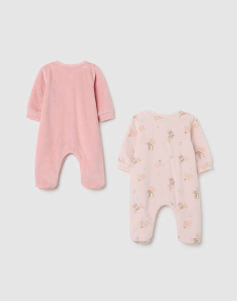 OVS PK2 ROMPER VELOUR GIRL