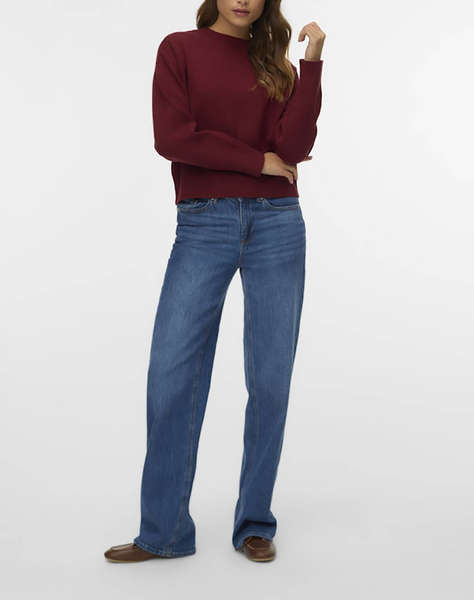 VERO MODA VMGOLD ART LS O-NECK PULLOVER