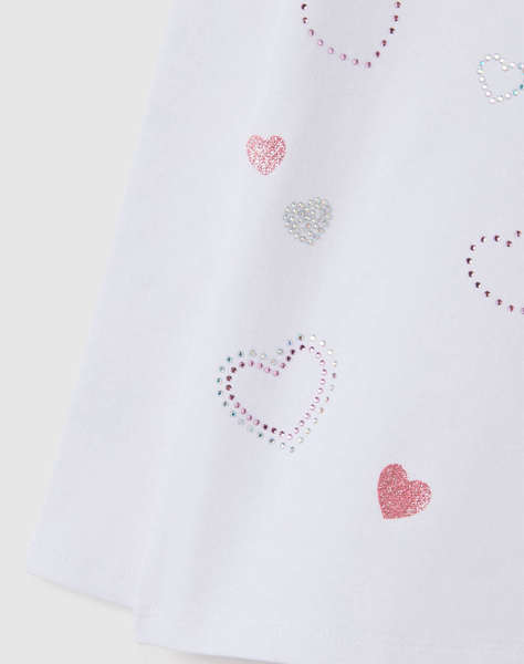 OVS T-SHIRT L/S W/HEARTS