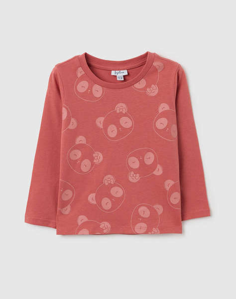 OVS TSH W/ 1 COL PRINT BIO