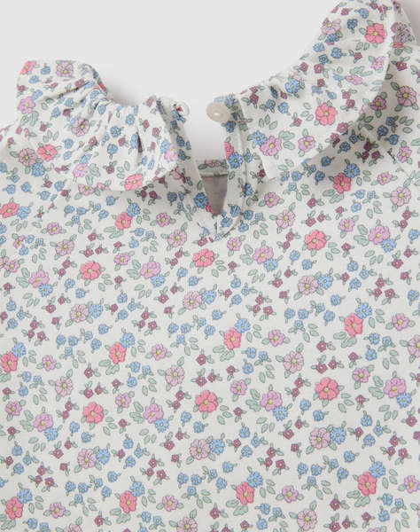 OVS T-SHIRT L/S AOP W/RUFFLE