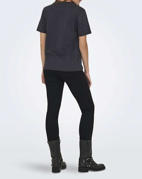 ONLY ONLMONJA S/S STUDS TEE JRS