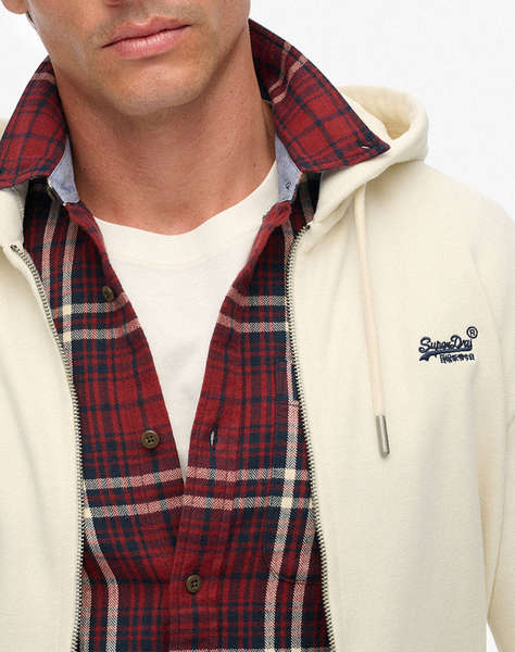 SUPERDRY D1 OVIN ESSENTIAL LOGO ZIP HOODIE HB JACKET DE BARBATI