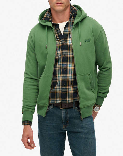 SUPERDRY D1 OVIN ESSENTIAL LOGO ZIP HOODIE HB JACKET DE BARBATI