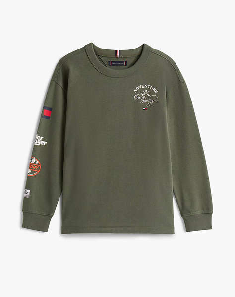 TOMMY HILFIGER CAMP TOMMY MULTI PRINT TEE LS