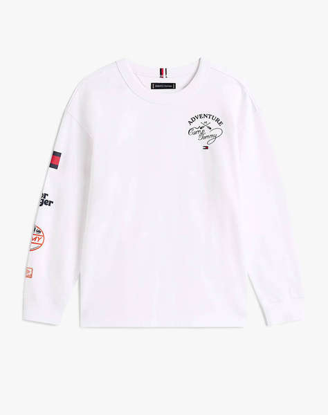 TOMMY HILFIGER CAMP TOMMY MULTI PRINT TEE LS