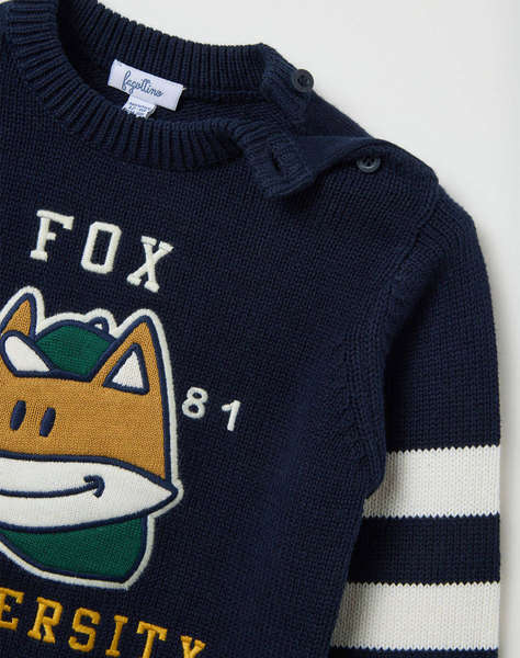OVS JUMPER WITH FOX APPLIC.